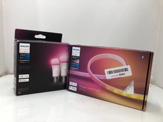 Lot 378  
            Edinburgh SR24 - Delivery Only 

                
PHILIPS HUE GRADIENT LIGHT STRIP 2M, FOR SYNCING WITH ENTERTAINMENT, MEDIA AND MU...