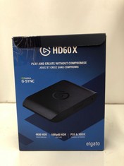 Lot 385  
            Edinburgh SR24 - Delivery Only 

                
ELGATO HD60 X - STREAM AND RECORD IN 1080P60 HDR10 OR 4K30 WITH ULTRA-LOW LATENCY...
