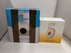 Lot 388  
            Edinburgh SR24 - Delivery Only 

                
LUMIE SUNRISE ALARM - SUNRISE WAKE-UP ALARM, SUNSET SLEEP FEATURE, SOUNDS AND MOO...