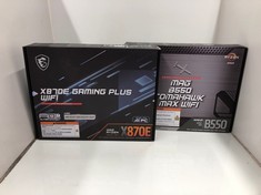 Lot 390  
            Edinburgh SR24 - Delivery Only 

                
MSI MAG B550 TOMAHAWK MAX WIFI GAMING MOTHERBOARD (AMD AM4, DDR4, PCIE 4.0, SATA ...