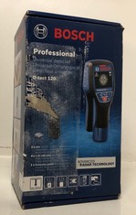 Lot 40  
            Edinburgh SR24 - Delivery Only 

                
BOSCH PROFESSIONAL WALL SCANNER D-TECT 120  MAX. DETECTION DEPTH PLASTIC PIPES/WO...