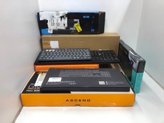 Lot 410  
            Edinburgh SR24 - Delivery Only 

                
QUANTITY OF TECH & GAMING ITEMS TO INCLUDE LOGITECH K400 PLUS WIRELESS TOUCH TV K...