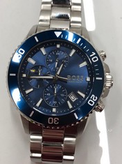 Lot 430  
            Edinburgh SR24 - Delivery Only 

                
BOSS CHRONOGRAPH QUARTZ WATCH FOR MEN ADMIRAL COLLECTION WITH SILVER STAINLESS ST...