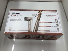Lot 431  
            Edinburgh SR24 - Delivery Only 

                
SHARK FLEXSTYLE 4-IN-1 AIR STYLER & HAIR DRYER WITH AUTO-WRAP CURLERS, PADDLE BRU...