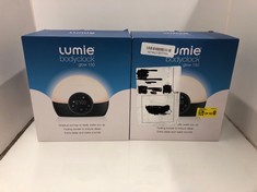 Lot 470  
            Edinburgh SR24 - Delivery Only 

                
2 X LUMIE BODYCLOCK GLOW 150 - WAKE-UP LIGHT ALARM CLOCK WITH 10 SOUNDS AND SLEEP...