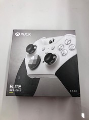 Lot 472  
            Edinburgh SR24 - Delivery Only 

                
XBOX ELITE BLUETOOTH WIRELESS CONTROLLER SERIES 2 - CORE EDITION (WHITE) FOR PC, ...