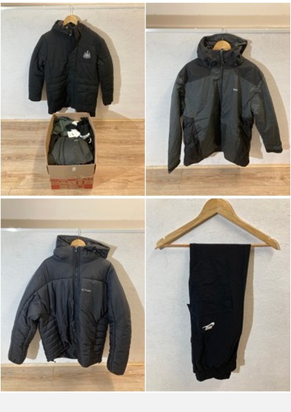Lot 520  
            Edinburgh SR24 - Delivery Only 

                
1X BOX OF MENS CLOTHING TO INCLUDE NEWCASTLE UNITED SHAME LONGLINE PADDED JACKET ...