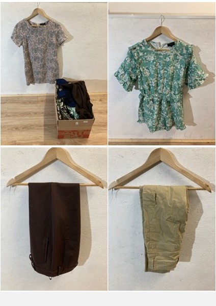 Lot 534  
            Edinburgh SR24 - Delivery Only 

                
1 X BOX OF LADIES CLOTHING TO INCLUDE BROWN TROUSERS UK SIZE 10: LOCATION - H RACK