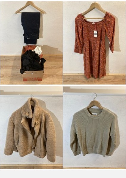 Lot 546  
            Edinburgh SR24 - Delivery Only 

                
1 X BOX OF LADIES CLOTHING TO INCLUDE NEXT BLACK TROUSERS UK SIZE 18: LOCATION - ...