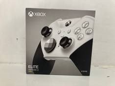 Lot 555  
            Edinburgh SR24 - Delivery Only 

                
XBOX ELITE BLUETOOTH WIRELESS CONTROLLER SERIES 2 - CORE EDITION (WHITE) FOR PC, ...