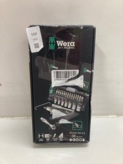 Lot 558  
            Edinburgh SR24 - Delivery Only 

                
WERA BICYCLE SET 3 A, 40PC - 05004183001.: LOCATION - I RACK