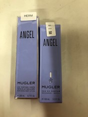 Lot 55  
            Edinburgh SR24 - Delivery Only 

                
ANGEL MUGLER PERFUMING BODY LOTION 200ML + ANGEL MUGLER EA DU PARFUM 100ML: LOCAT...
