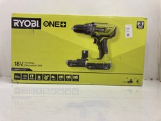 Lot 576  
            Edinburgh SR24 - Delivery Only 

                
RYOBI ONE 18V CORDLESS PERCUSSION DRILL 18 + ID REQUIRED : LOCATION - I RACK