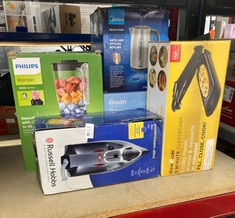 Lot 589  
            Edinburgh SR24 - Delivery Only 

                
QUANTITY OF KITCHEN & APPLIANCES ITEMS TO INCLUDE RUSSELL HOBBS STEAM IRON [3100W...