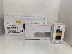 Lot 636  
            Edinburgh SR24 - Delivery Only 

                
QUANTITY OF TV & AUDIO ITEMS TO INCLUDE BEHRINGER C-1 STUDIO CONDENSER MICROPHONE...