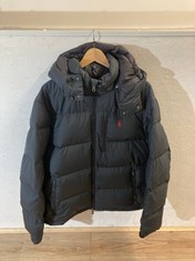 Lot 638  
            Edinburgh SR24 - Delivery Only 

                
POLO RALPH LAUREN BLACK PUFFER JACKET SIZE XL:: LOCATION - J RACK