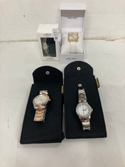 Lot 639  
            Edinburgh SR24 - Delivery Only 

                
QUANTITY OF WATCHES ITEMS TO INCLUDE 1 X LIMIT WOMEN'S QUARTZ WATCH WITH WHITE DI...