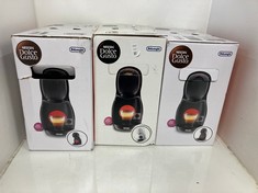 Lot 644  
            Edinburgh SR24 - Delivery Only 

                
3 X NESCAFE DOLCE GUSTO DE'LONGHI PICCOLO XS POD CAPSULE COFFEE MACHINE, ESPRESSO...