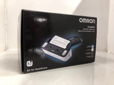 Lot 673  
            Edinburgh SR24 - Delivery Only 

                
OMRON COMPLETE UPPER ARM BLOOD PRESSURE MONITOR AND ECG FOR HYPERTENSION MONITORI...