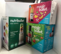 Lot 690  
            Edinburgh SR24 - Delivery Only 

                
QUANTITY OF KITCHEN & APPLIANCES ITEMS TO INCLUDE NUTRIBULLET MAGIC BULLET BLENDE...