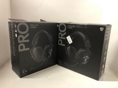 Lot 705  
            Edinburgh SR24 - Delivery Only 

                
2 X LOGITECH G PRO X SE WIRED GAMING HEADSET WITH MICROPHONE: DETACHABLE MIC, DTS...
