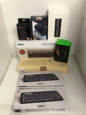 Lot 706  
            Edinburgh SR24 - Delivery Only 

                
QUANTITY OF TECH & GAMING ITEMS TO INCLUDE PERIXX PERIMICE-519 WIRED ERGONOMIC VE...