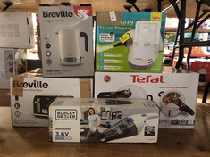 Lot 708  
            Edinburgh SR24 - Delivery Only 

                
QUANTITY OF KITCHEN & APPLIANCES ITEMS TO INCLUDE BLACK+DECKER DUSTBUSTER 3.6V CO...