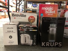 Lot 714  
            Edinburgh SR24 - Delivery Only 

                
QUANTITY OF KITCHEN & APPLIANCES ITEMS TO INCLUDE KRUPS EXPERT BURR, AUTOMATIC CO...