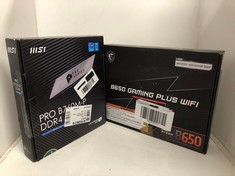 Lot 745  
            Edinburgh SR24 - Delivery Only 

                
MSI B650 GAMING PLUS WIFI MOTHERBOARD, ATX - SUPPORTS AMD RYZEN 9000 / 8000 / 700...