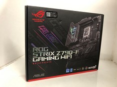 Lot 747  
            Edinburgh SR24 - Delivery Only 

                
ASUS ROG STRIX Z790-F GAMING WIFI INTEL® Z790 LGA 1700 ATX MOTHERBOARD, 16 + 1 PO...
