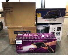 Lot 753  
            Edinburgh SR24 - Delivery Only 

                
QUANTITY OF KITCHEN & APPLIANCES ITEMS TO INCLUDE PHILIPS STEAM&GO PLUS HANDHELD ...