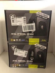 Lot 755  
            Edinburgh SR24 - Delivery Only 

                
2 X MSI MAG A850GL PCIE5 POWER SUPPLY UNIT, 850W, 80 PLUS GOLD, FULLY MODULAR, AT...