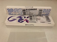 Lot 756  
            Edinburgh SR24 - Delivery Only 

                
2 X APPLE PENCIL PRO: ADVANCED TOOLS, PIXEL-PERFECT PRECISION, TILT AND PRESSURE ...