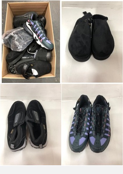 Lot 75  
            Edinburgh SR24 - Delivery Only 

                
1 X BOX OF FOOTWEAR TO INCLUDE NIKE AIR MAX 270 VITA SCAPE SEAWEED UK SIZE 10: LO...