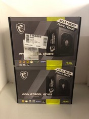 Lot 761  
            Edinburgh SR24 - Delivery Only 

                
2 X MSI MAG A750GL PCIE5 POWER SUPPLY UNIT, 750W, 80 PLUS GOLD, FULLY MODULAR, AT...