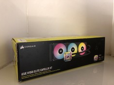 Lot 765  
            Edinburgh SR24 - Delivery Only 

                
CORSAIR ICUE H150I ELITE CAPELLIX XT LIQUID CPU COOLER - THREE AF120 RGB ELITE FA...