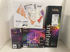 Lot 770  
            Edinburgh SR24 - Delivery Only 

                
QUANTITY OF TECH & GAMING ITEMS TO INCLUDE NANOLEAF SHAPES TRIANGLE STARTER KIT, ...