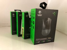Lot 776  
            Edinburgh SR24 - Delivery Only 

                
QUANTITY OF TECH & GAMING ITEMS TO INCLUDE RAZER DEATHADDER V3 PRO - LIGHTWEIGHT ...