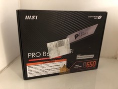 Lot 779  
            Edinburgh SR24 - Delivery Only 

                
MSI PRO B650-S WIFI MOTHERBOARD, ATX - SUPPORTS AMD RYZEN 9000 / 8000 / 7000 SERI...
