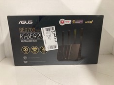 Lot 790  
            Edinburgh SR24 - Delivery Only 

                
ASUS BE9700 TRIBAND WIFI7 EXTENDABLE ROUTER MODEL RT-BE92U: LOCATION - TABLES