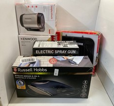 Lot 814  
            Edinburgh SR24 - Delivery Only 

                
QUANTITY OF KITCHEN & APPLIANCES ITEMS TO INCLUDE RUSSELL HOBBS STEAM GENIE 2IN1 ...