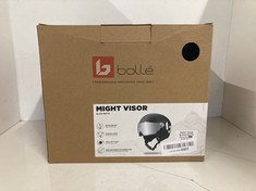 Lot 822  
            Edinburgh SR24 - Delivery Only 

                
BOLLÉ - MIGHT VISOR | SKI HELMET | BLACK | MEDIUM | HIGH RESISTANCE ABS PROTECTIO...