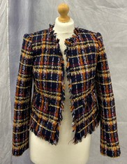 Lot 832  
            Edinburgh SR24 - Delivery Only 

                
L ,AGENCE JACKET SIZE UK 4:: LOCATION - CLOTHES RACK