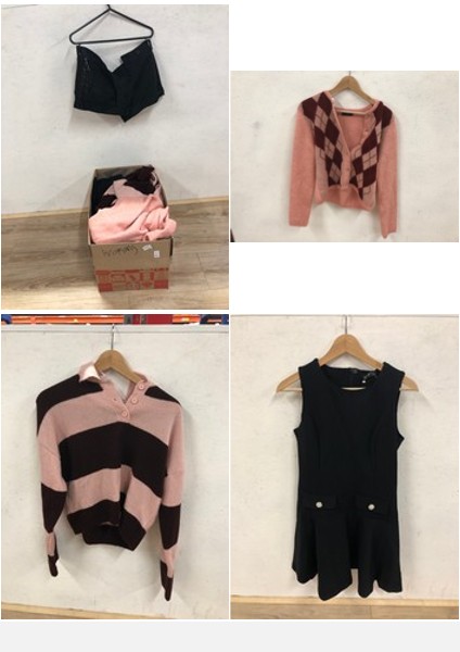 Lot 95  
            Edinburgh SR24 - Delivery Only 

                
1 X BOX OF LADIES CLOTHING TO INCLUDE PINK STRIPED SWEATER UK SIZE M: LOCATION - ...