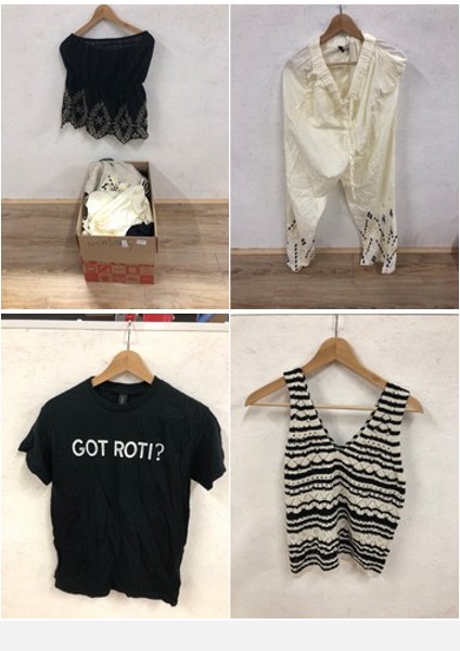 Lot 96  
            Edinburgh SR24 - Delivery Only 

                
1 X BOX OF LADIES CLOTHING TO INCLUDE BLACK TOP UK SIZE 14: LOCATION - A RACK