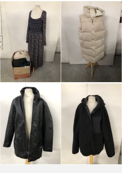 Lot 248  
            Edinburgh SR33 - Delivery Only 

                
1X BOX OF WOMEN'S CLOTHING TO INCLUDE FRENCH CONNECTION FURRY JACKET SIZE XXL: LO...