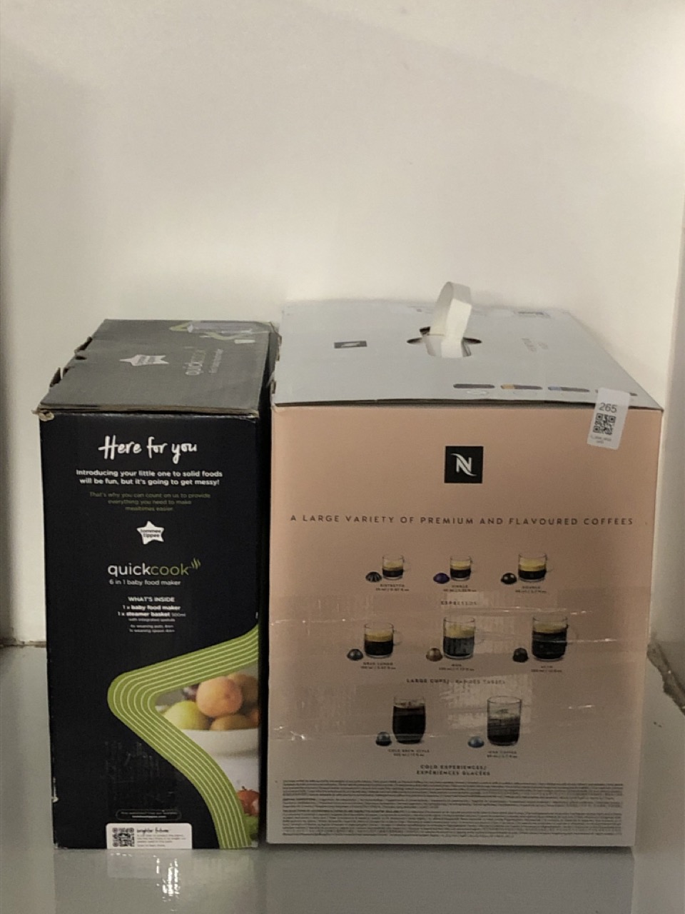 Lot 265  
            Edinburgh SR33 - Delivery Only 

                
TOMMEE TIPPEE QUICK COOK 6-IN-1, 500ML CAPACITY, WHITE, BABY FOOD MAKER WITH STEA...