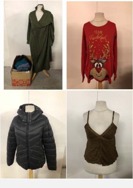 Lot 271  
            Edinburgh SR33 - Delivery Only 

                
1X BOX OF WOMEN'S CLOTHING TO INCLUDE NEXT PUFFY JACKET SIZE 12: LOCATION - RACK C