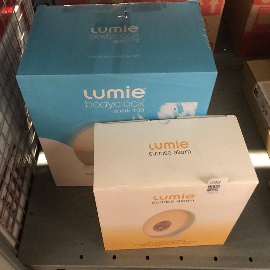 Lot 288  
            Edinburgh SR33 - Delivery Only 

                
LUMIE SUNRISE ALARM - SUNRISE WAKE-UP ALARM, SUNSET SLEEP FEATURE, SOUNDS AND MOO...