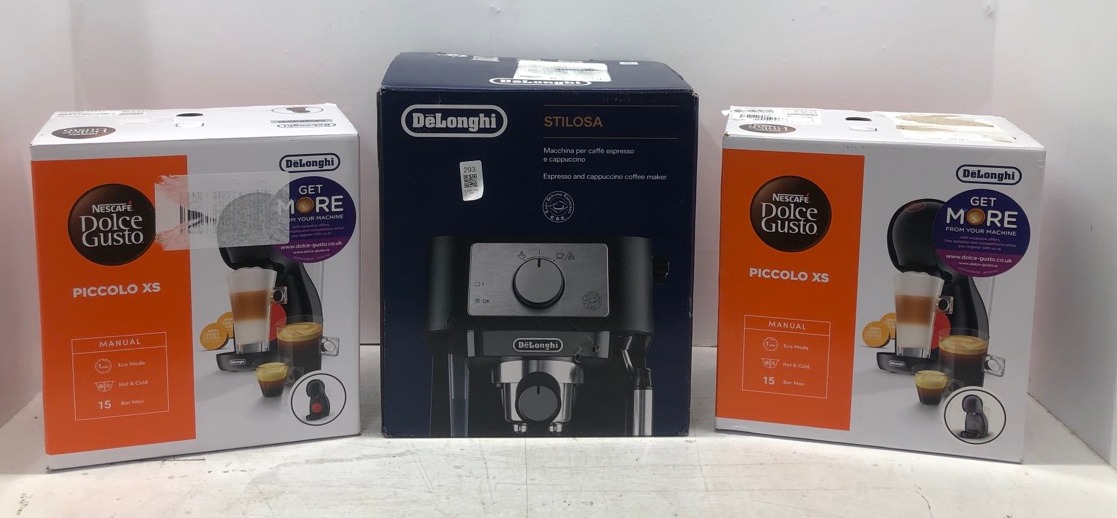 Lot 293  
            Edinburgh SR33 - Delivery Only 

                
QUANTITY OF KITCHEN & APPLIANCES ITEMS TO INCLUDE DE'LONGHI STILOSA EC260.BK, TRA...